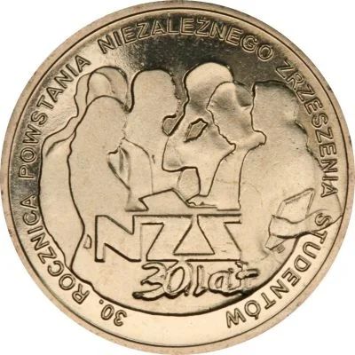 Лот: 5070115. Фото: 1. 2 злотых 2011 Польша, 30-летие... Европа