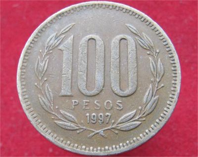 Лот: 10794891. Фото: 1. Иностранная монетка №18446 (Чили... Остальные страны