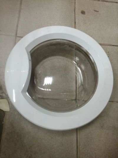 Лот: 21600392. Фото: 1. люк СМА Haier б/у. Запчасти для остальной бытовой техники