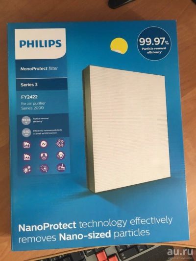 Лот: 13690040. Фото: 1. НЕРА фильтр Philips FY2422/30. Запчасти для остальной бытовой техники