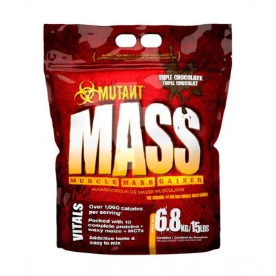 Лот: 9283949. Фото: 1. Гейнер mutant mass 6.8 кг. Спортивное питание, витамины