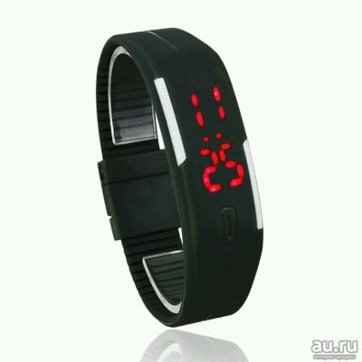 Лот: 10108030. Фото: 1. Часы наручные LED Watch Fit, черные. Другие наручные часы