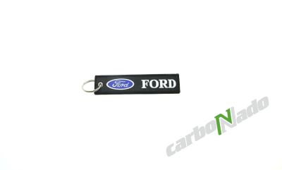 Лот: 14363007. Фото: 1. Брелок FORD ткань черный. Брелоки для ключей