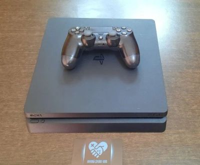 Лот: 19141259. Фото: 1. Sony Playstation 4 Slim 1000gb... Консоли