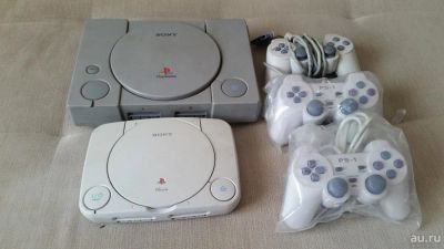 Лот: 7880095. Фото: 1. Playstation One Fat + Slim + 3... Игровые приставки, консоли
