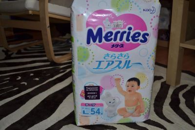 Лот: 4964460. Фото: 1. Подгузники Merries. Детская гигиена