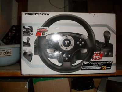 Лот: 3956678. Фото: 1. Продам Руль Thrustmaster. Рули, джойстики
