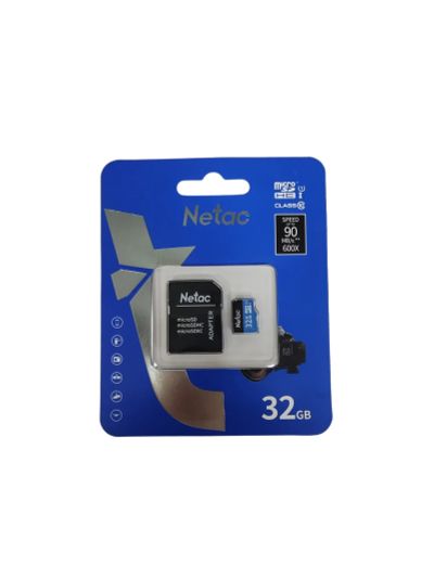 Лот: 20177682. Фото: 1. Карта памяти MicroSDHC 32GB Netac... Карты памяти