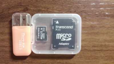 Лот: 3546804. Фото: 1. Micro SDHC 8 gb (class 6) + USB... Карты памяти