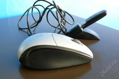 Лот: 277565. Фото: 1. Мышь беспроводная LogiTech с 1... Клавиатуры и мыши