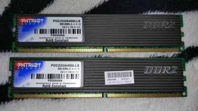 Лот: 9182677. Фото: 1. Patriot PDC22G6400LLK DDR2 800... Оперативная память