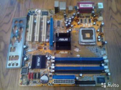 Лот: 8387045. Фото: 1. asus p5gl-mx. Материнские платы