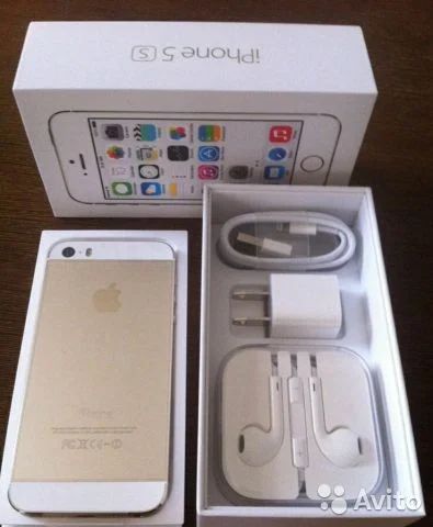 Лот: 5325417. Фото: 1. iphone 5s 32 gb gold. Смартфоны
