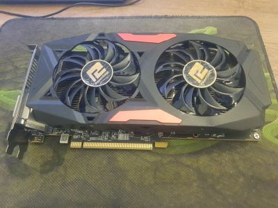 Лот: 16854272. Фото: 1. AMD RX 580 4gb PowerColor. Видеокарты