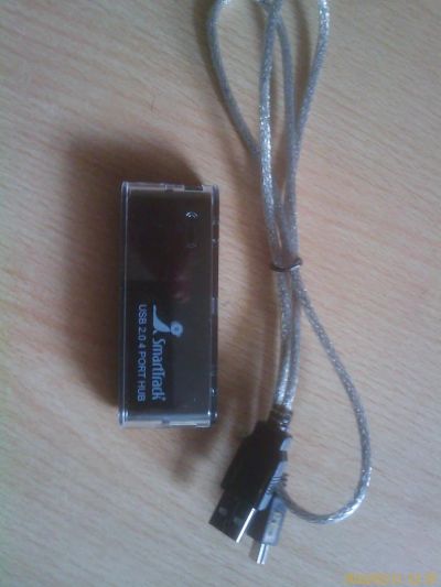 Лот: 5083210. Фото: 1. USB-концентратор (USB HUB) с четырьмя... Платы расширения, контроллеры, доп. порты