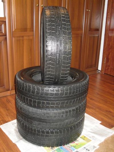 Лот: 3374359. Фото: 1. 4 колеса липучка Dunlop R14 175... Шины