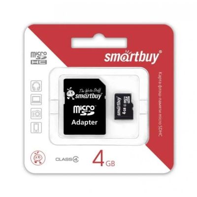 Лот: 19049002. Фото: 1. Карта памяти MicroSD 4 Gb Smart... Карты памяти