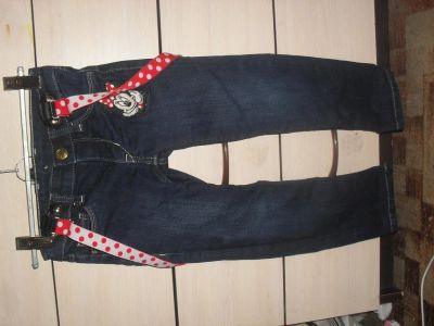 Лот: 6784336. Фото: 1. Джинсы H&M очень классные!с подтяжками... Брюки, шорты, джинсы