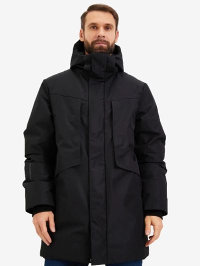 Лот: 22441640. Фото: 1. Пуховик мужской STAYER, Черный. Другое (спортивная одежда)