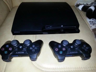 Лот: 2097195. Фото: 1. Playstation 3 (PS3) slim 120Гб... Игровые приставки, консоли