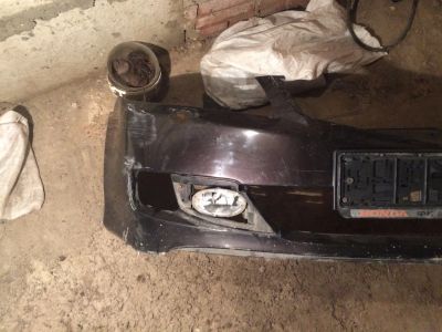 Лот: 12020178. Фото: 1. Бампер передний Honda Accord CL7... Кузов