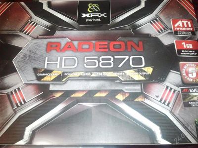 Лот: 2095173. Фото: 1. ATI Radeon HD5870 1GB. Видеокарты