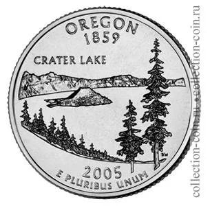 Лот: 11308252. Фото: 1. США 25 центов 2005 года. Серии... Америка