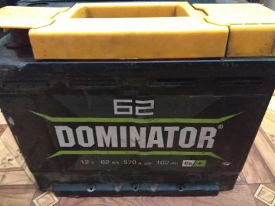 Лот: 11070859. Фото: 1. Аккумулятор б/у Dominator 62 Ач... Аккумуляторы