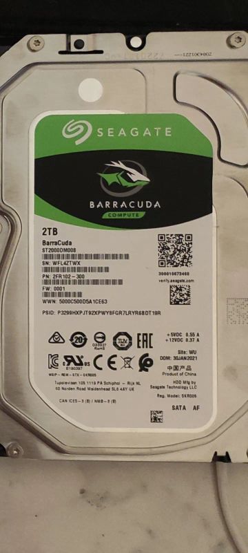 Лот: 22142153. Фото: 1. Жёсткий диск Seagate 2tb. Жёсткие диски (HDD)