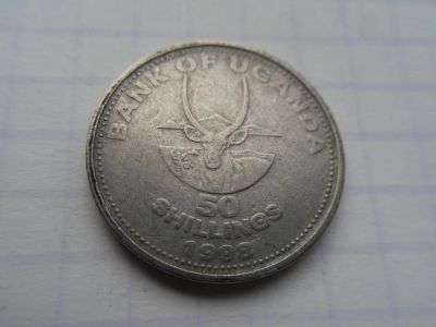 Лот: 8387078. Фото: 1. Уганда 50 шиллингов 1998. Африка