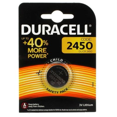 Лот: 21515352. Фото: 1. CR2450 Duracell BL1. Батарейки, аккумуляторы, элементы питания