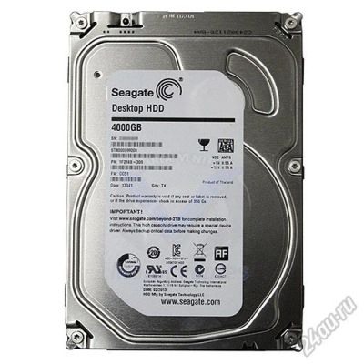 Лот: 5756193. Фото: 1. Жесткий диск 4Tb Seagate ST4000DM000... Жёсткие диски (HDD)