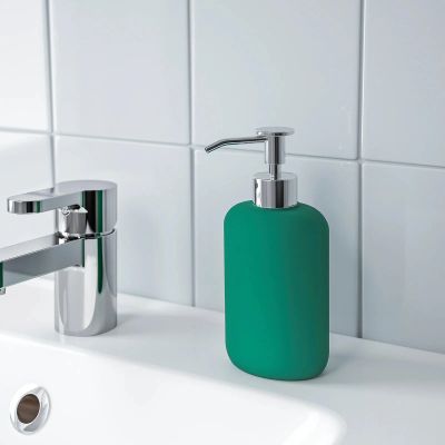 Лот: 16651857. Фото: 1. Дозатор для жидкого мыла, зеленый. Аксессуары для ванной