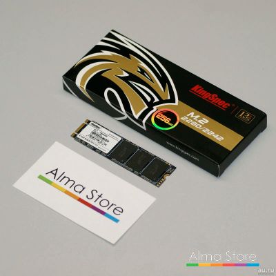 Лот: 14726957. Фото: 1. [Новый] SSD KingSpec M2 SATA 256... SSD-накопители