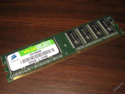 Лот: 120547. Фото: 1. DDR-400 512 Mb Corsair VS PC3200. Оперативная память