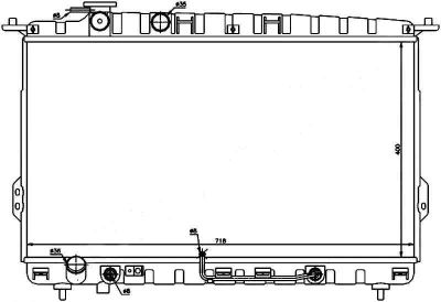 Лот: 3698567. Фото: 1. Радиатор hyundai sonata (tagaz... Двигатель и элементы двигателя