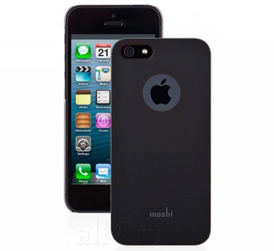 Лот: 3743554. Фото: 1. Чехол Moshi Черный для iPhone... Чехлы, бамперы