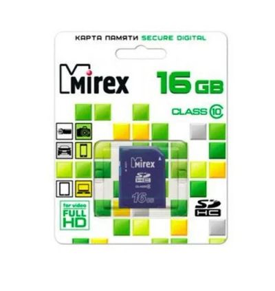 Лот: 11763532. Фото: 1. SDHC 16GB Mirex Class 10. Карты памяти
