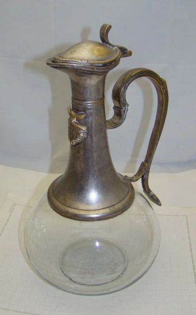 Лот: 18813628. Фото: 1. Кувшин старинный в викторианском... Фарфор, керамика