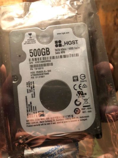 Лот: 16506227. Фото: 1. Жесткий диск HGST Z5K500.B-500... Жёсткие диски (HDD)