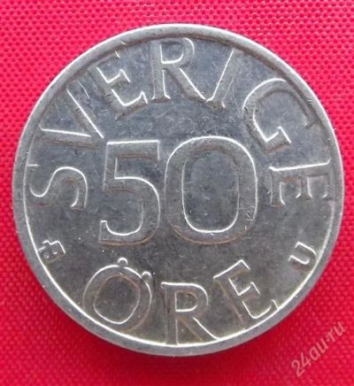 Лот: 2580312. Фото: 1. (№2361-4/LF) 50 эре 1983 (Швеция... Европа