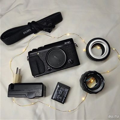 Лот: 15072028. Фото: 1. Fujifilm X-E1 + Super-Takumar... Цифровые беззеркальные со сменной оптикой