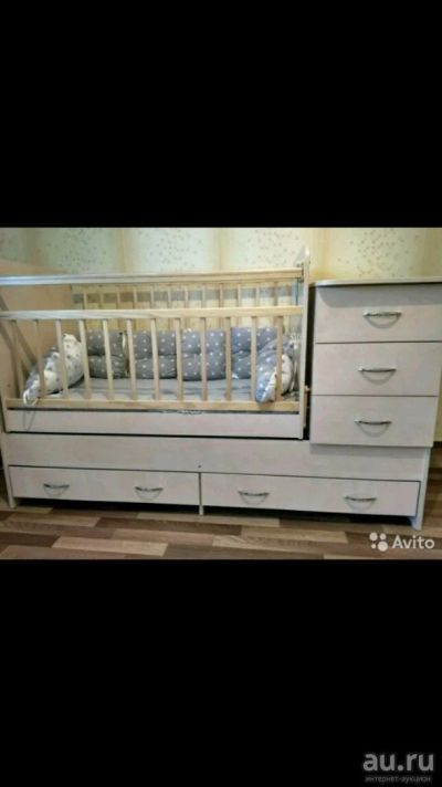 Лот: 10812562. Фото: 1. Кровать-трансформер. Детские кровати и кроватки