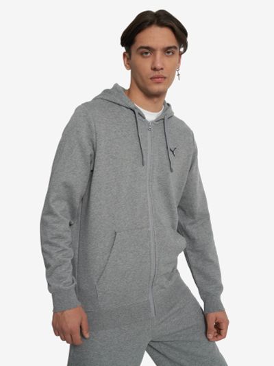 Лот: 25085495. Фото: 1. Толстовка мужская PUMA, Серый. Легкие куртки, толстовки