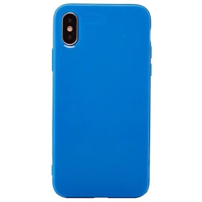 Лот: 11074262. Фото: 1. Чехол iPhone X/ XS (blue) Juicy... Чехлы, бамперы