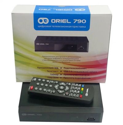 Лот: 5156510. Фото: 1. DVB T2 приставка (ресивер) Oriel... Цифровое, спутниковое ТВ