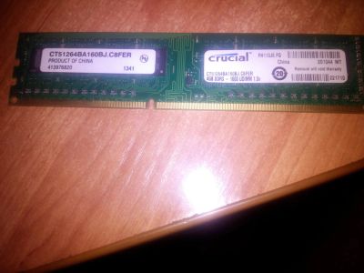 Лот: 8948862. Фото: 1. DDR3 4Gb 1600Мгц. Оперативная память