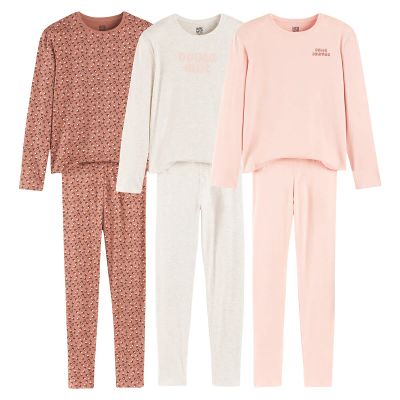 Лот: 24250280. Фото: 1. Комплект из трех пижам с LaRedoute. Купальники, плавки, шорты для плавания