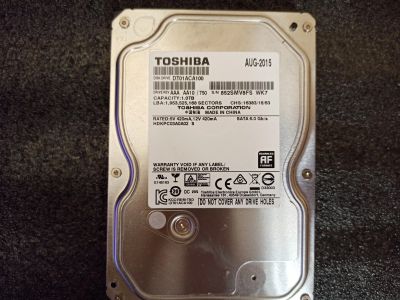 Лот: 16755702. Фото: 1. Жёсткий диск HDD Toshiba 1Tb. Жёсткие диски (HDD)