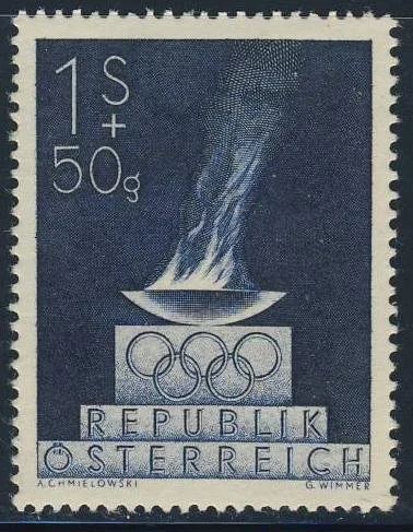 Лот: 11397653. Фото: 1. Австрия 1948 Летние Олимпийские... Марки